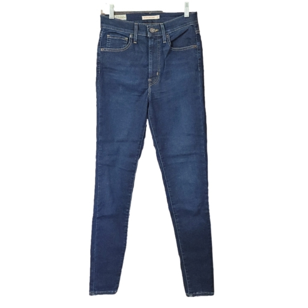 Levi's Mile High Super Skinny dark wash jeans 27